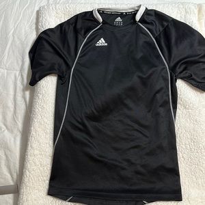 X-Small Black Adidas Sport Soccer Shirt